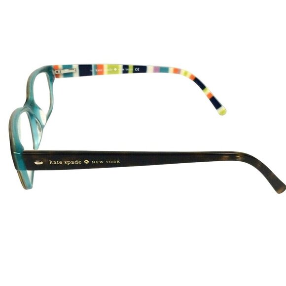 Kate Spade Lucyann Eyeglasses Rectangular Brown Tortoise Frame 51-18-135 + Case - Picture 7 of 12